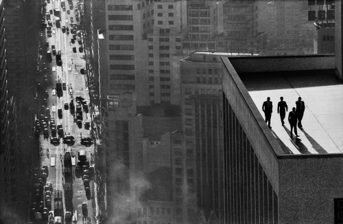 Men on a Rooftop (c) René Burri/Magnum Photos